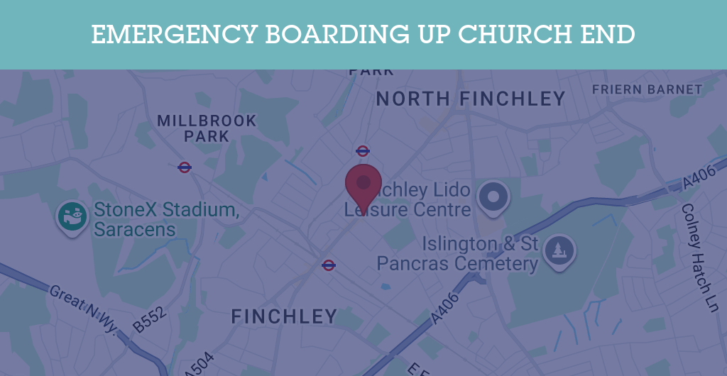 Emergency Boarding Up Services in Church End - N postcode