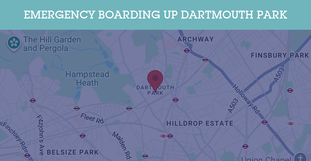 Emergency Boarding Up Services in Dartmouth Park - N postcode