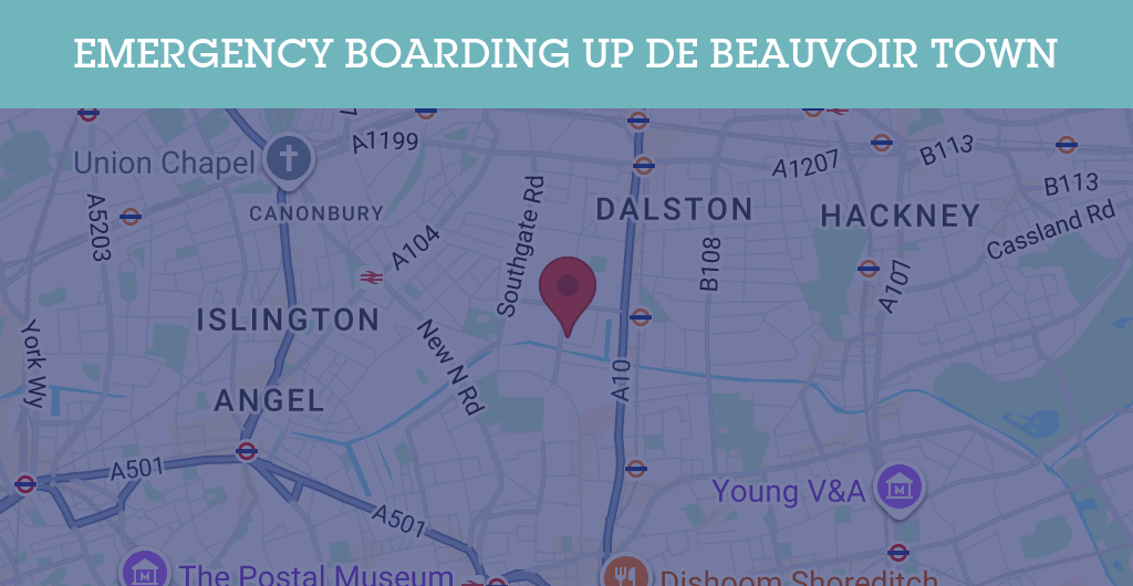 Emergency Boarding Up Services in De Beauvoir Town - N postcode