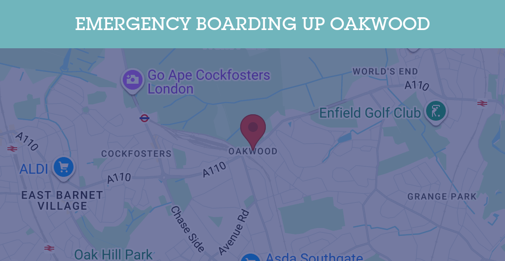 Emergency Boarding Up Services in Oakwood - N postcode