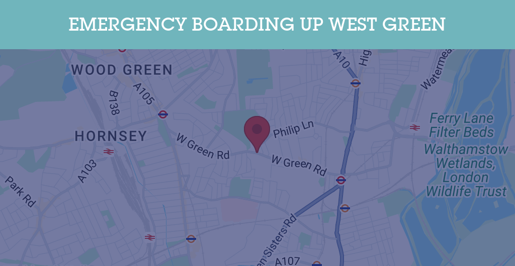 Emergency Boarding Up Services in West Green - N postcode