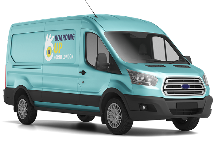 Boarding Up North London mobile service van